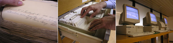 Verschiedene Formen von Bibliothekskatalogen © OESTA